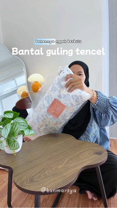 Bantal guling tencel lembut dingin empuk #GakNyeselBeliIni #bantalbayi #tencel #ViralDiShopeeVideo