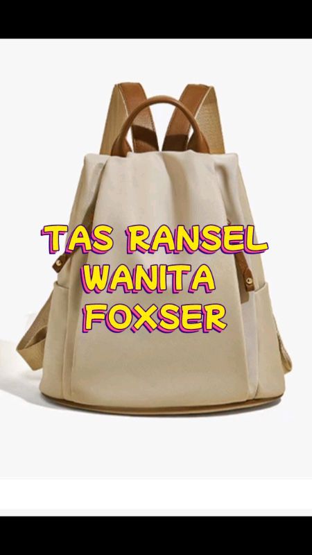 tas ransel wanita foxer #tasranselwanita #tasransel #tasfoxer #taswanita #ShopeeLook #SpillRacunShopee #shopeevideo #ShopeeFashionHaul