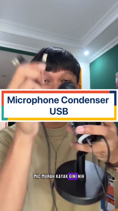 Microphone Condenser USB#RacunShopee#GratisOngkirRP0#ViralDiShopeeVideo#shopeevideo#fyp#viral#ShopeeLook#ShopeeCOD#RacunShopee#shopeevideo
