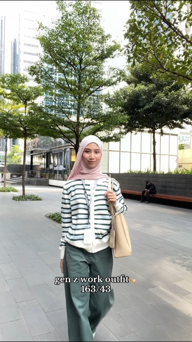 work outfit = unlocked 🔓✨#queentinofficial #sweaterwanita #kemejawanita #kemejasalur