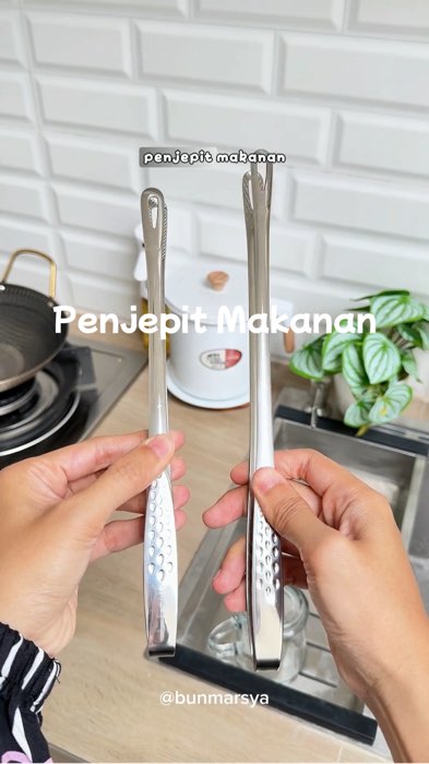 Penjepit makanan bahan stainless anti karat #penjepitmakanan #GakNyeselBeliIni #SpillRacunShopee #ViralDiShopeeVideo