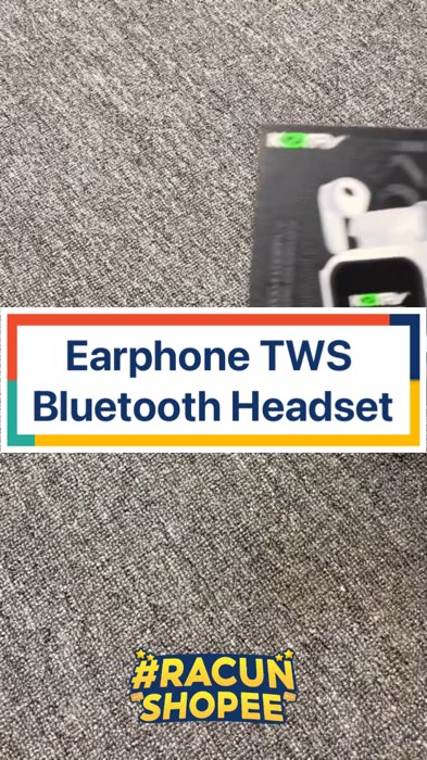 Earphone TWS Bluetooth Headset#RacunShopee#GratisOngkirRP0#ViralDiShopeeVideo#shopeevideo#fyp#viral#ShopeeLook#ShopeeCOD#RacunShopee#shopeevideo