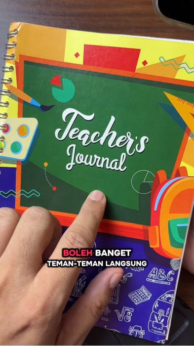 Buku Jurnal Mengajar Guru A5. Kertas Premium Tebal, Desain Kolom Terstruktur (Tanggal, Kelas, Materi, Evaluasi). Praktis & Rapi! 📝👨‍🏫 #BukuJurnalGu