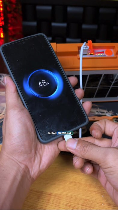 lampu emergency darurat tenaga matahari bisa jadi powerbank juga