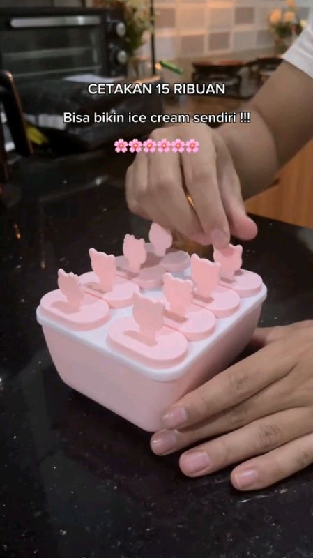 cetakan ice cream yg lucu jadi lebih gampang kalau mau bikin ice cream di rumah#cetakanicecream #cetakanicecreamstik #cetakanstikeskrim #fyp