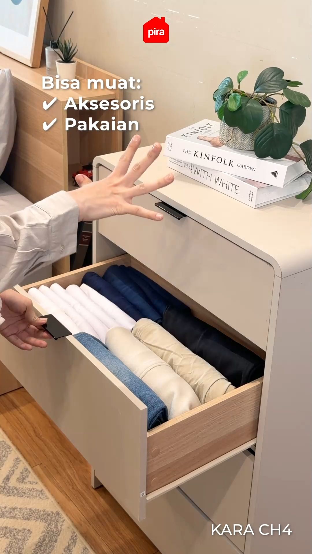 Butuh lemari laci yang aman sekaligus fungsional? KARA CH4 pas buatmu ✨ #pira #drawerlaci #RacunShopee