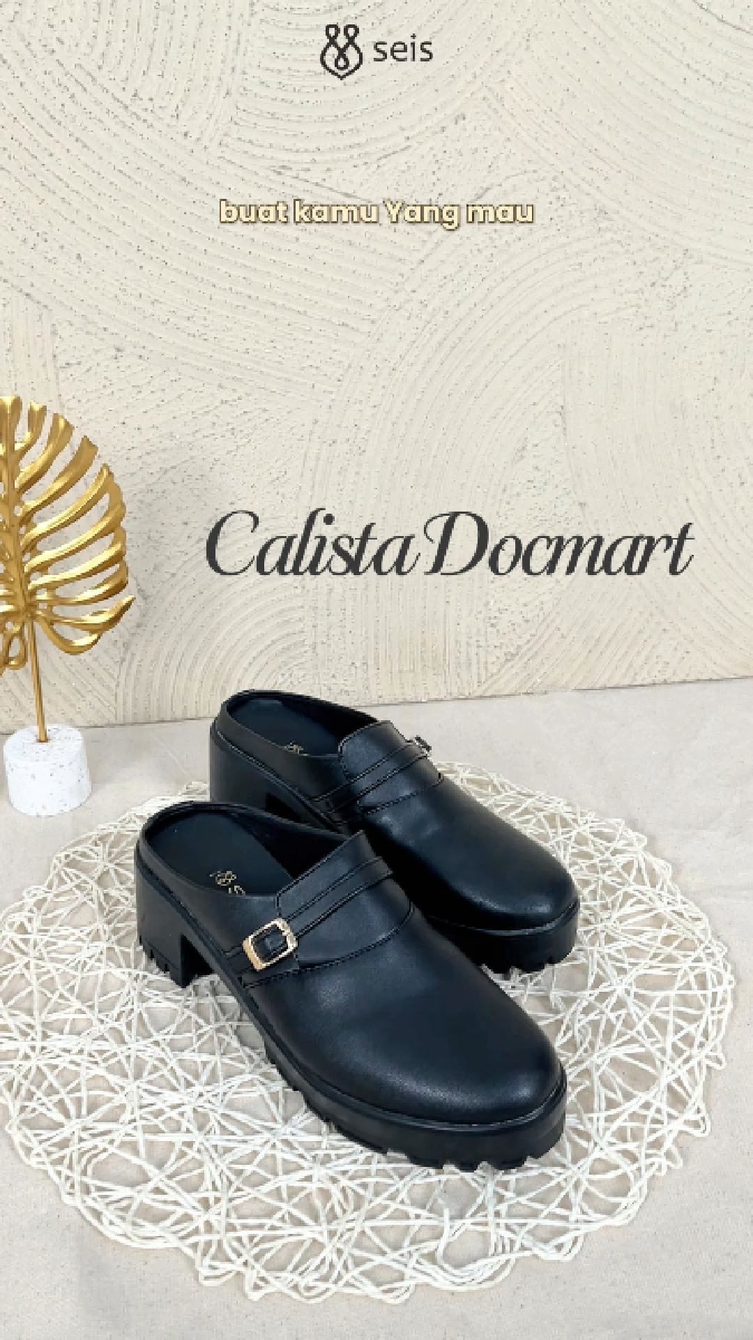 Calista punya outsole yang bold dan edgy😗 #seisdocmart #seiswedges #seisdocmart #fyp #muleswanita #seisheels #RacunShopee #shopeevideo #ShopeeLook