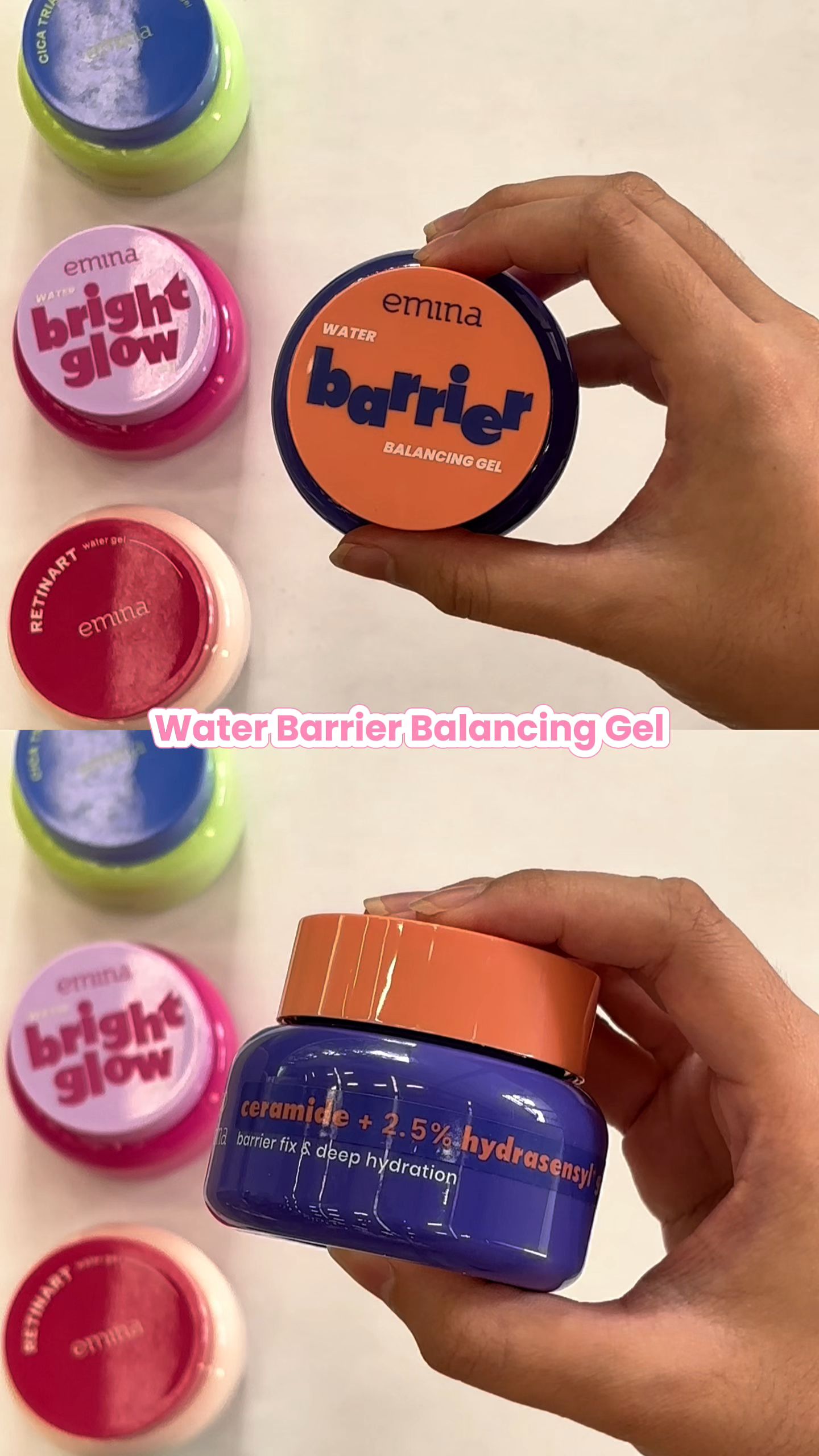 review semua moisturizer Emina! Belanja di LIVE lebih murah~#emina
