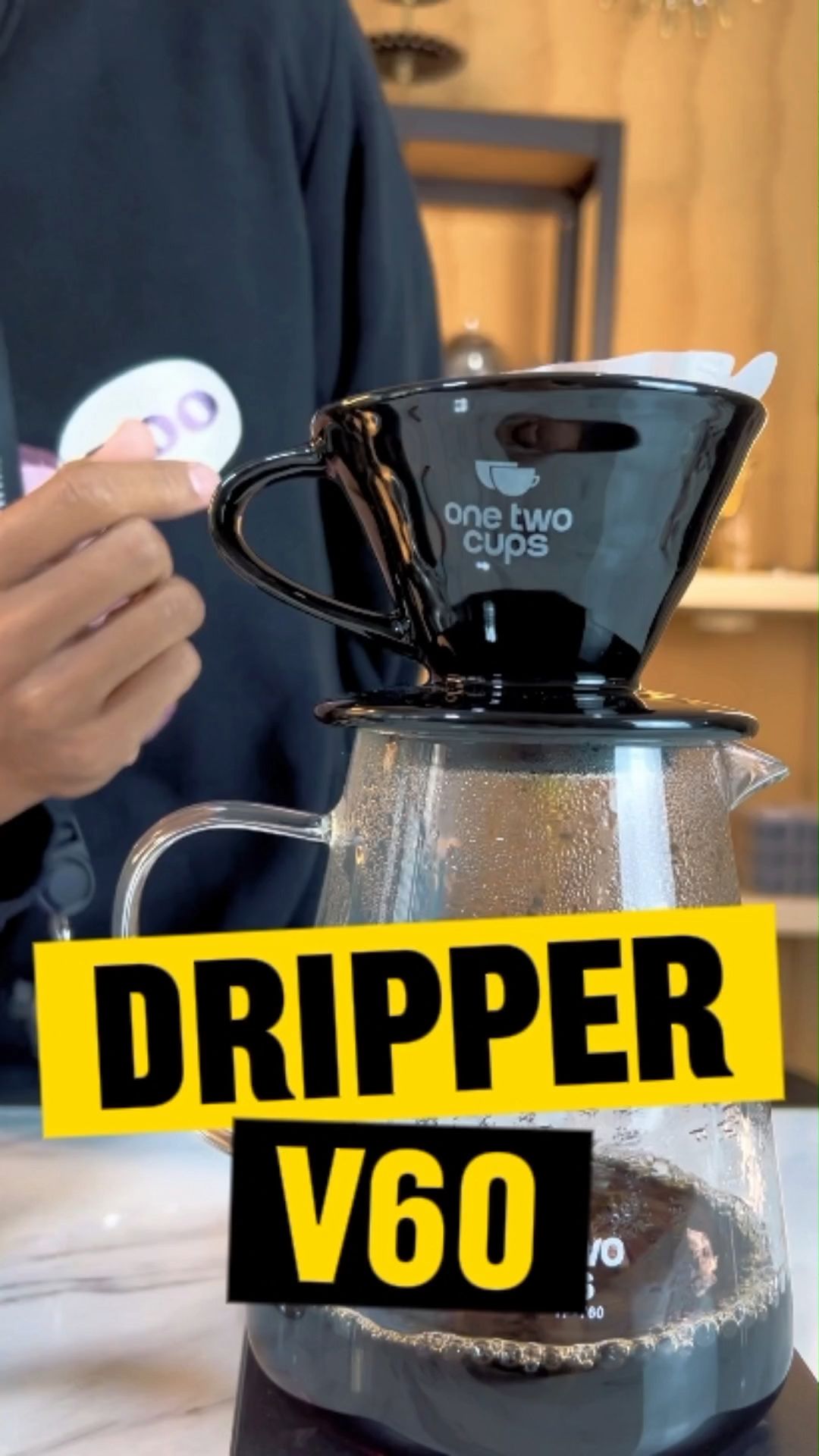 Filter Penyaring Kopi V60 Glass Filter Dripper #dripper #cofeeaddict #SpillRacunShopee