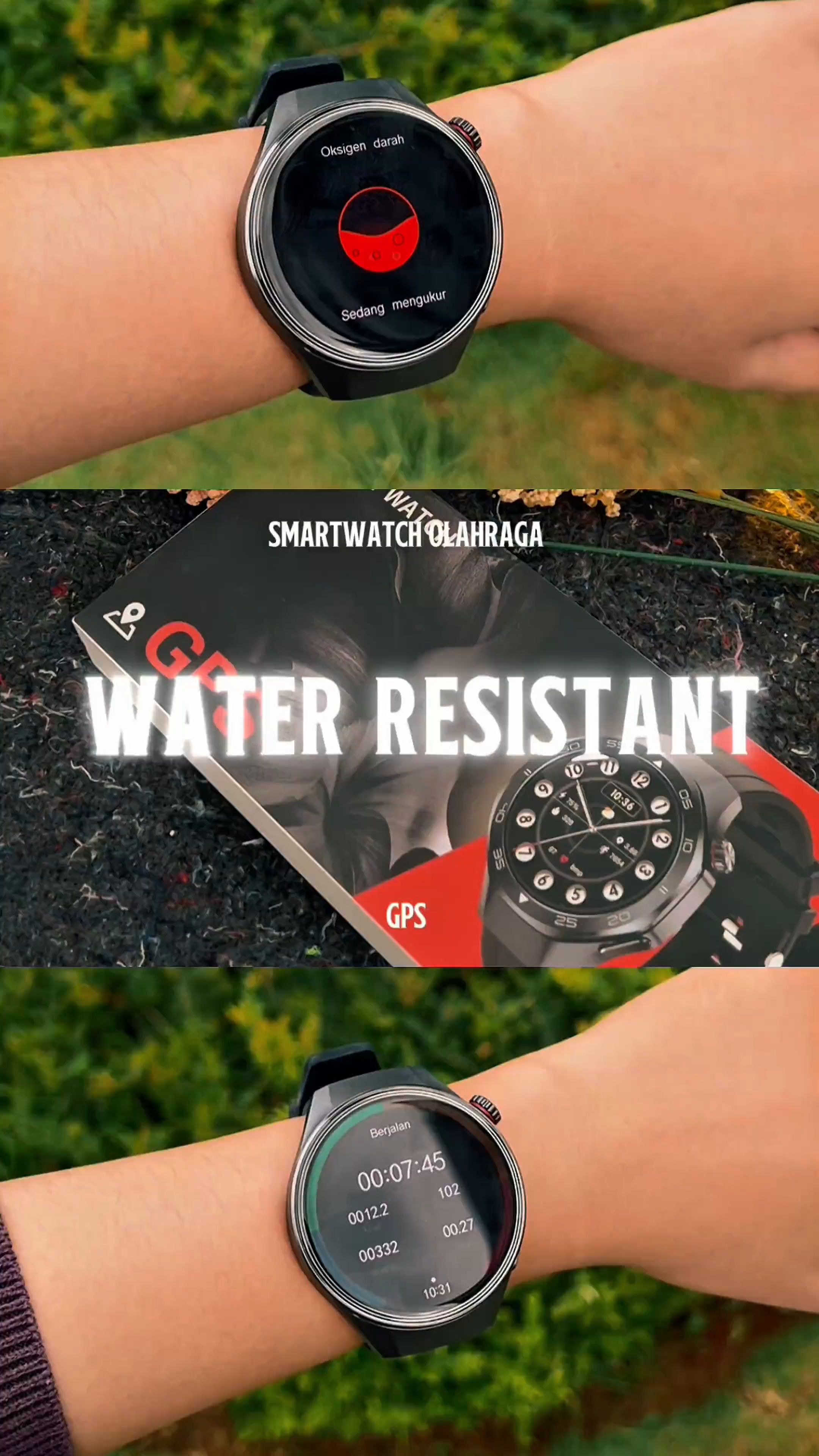 g5plus smartwatchLayar ultra-HD memukau, memantau kadar oksigen darah, beri perlindungan kesehatan komprehensif 🖥️#samartwatch #watchgt5