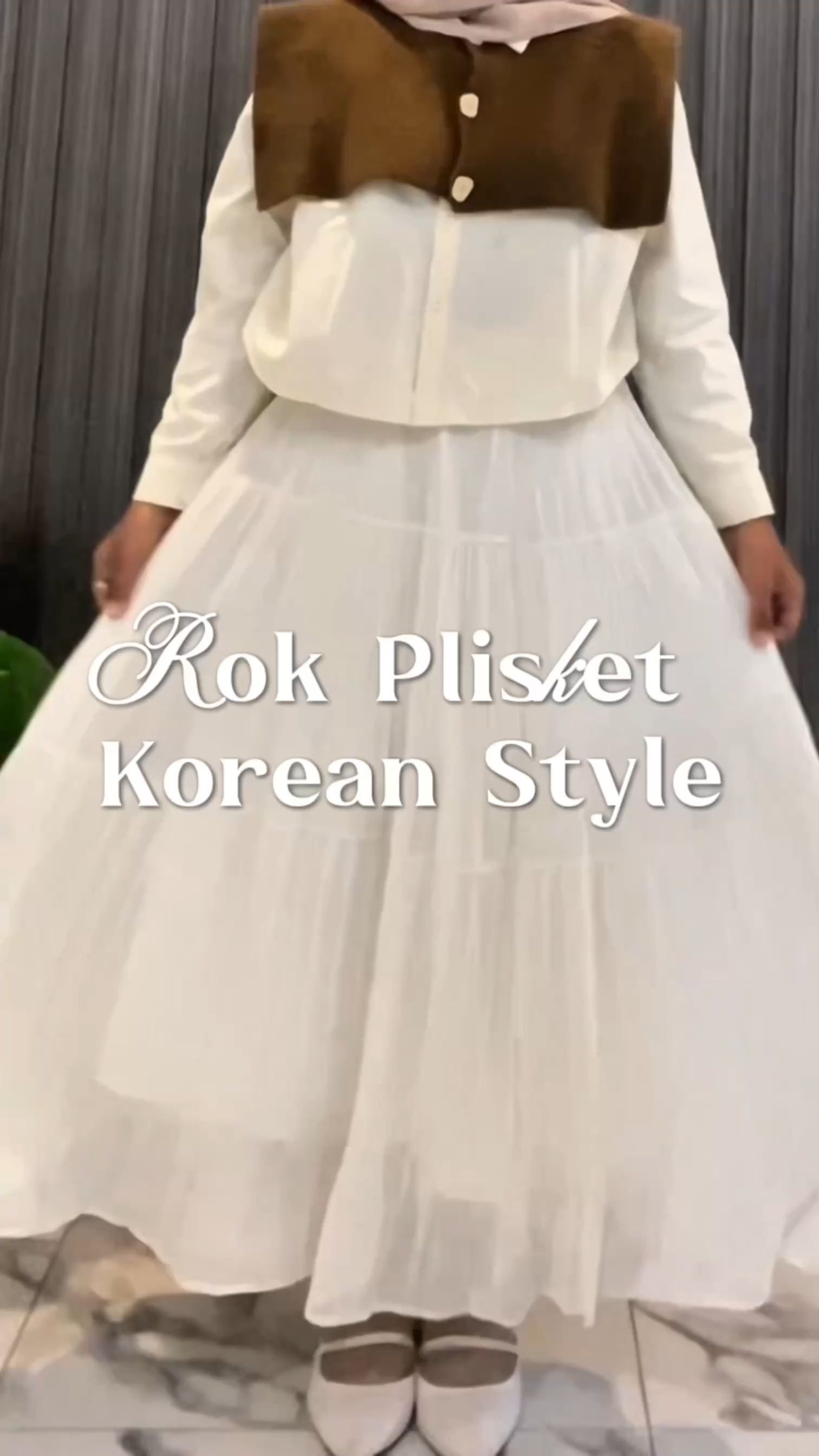 Auto cantik pakai rok plisket susun terbaru!😍 #RacunShopee #GratisOngkirRP0 #GakNyeselBeliIni #ViralDiShopeeVideo #CantikdiShopee #roksusun #CODinApa