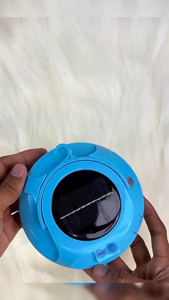 #lamputenagasurya Efek cahaya berkedip mode dekoratif, lampu darurat bentuk UFO dengan pemasangan magnet-gantung dan dua metode pengisian daya