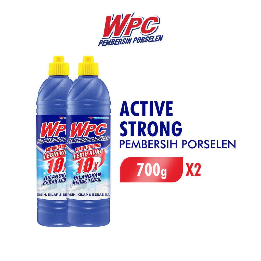 WPC Pembersih Porselen Biru Botol 700 gr x2
