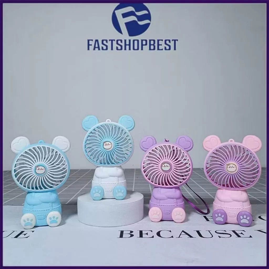Kipas Genggam Mini Portable Lucu