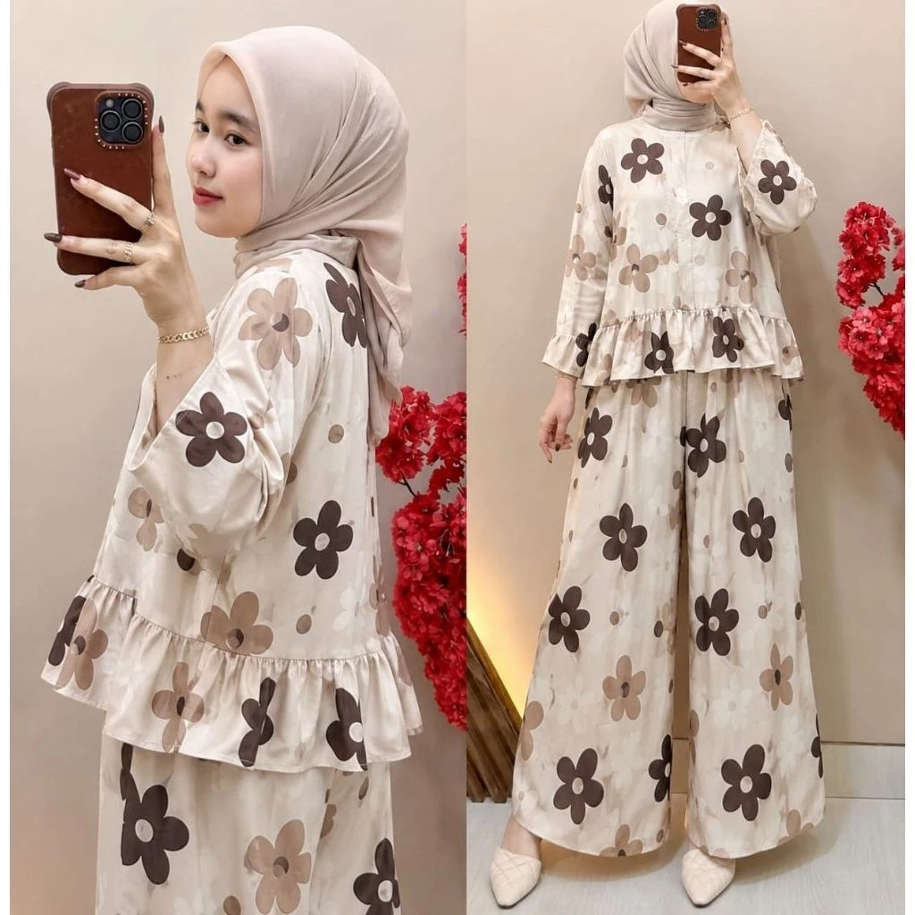 Review Review Setelan Kulot Rafella Set Rayon Adem – Pilihan Fashion Kekinian untuk Wanita