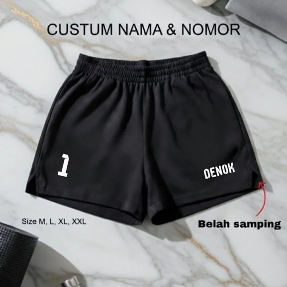 celana voli custum nama nomor/request nama/custum nama celana voli cewek cowok