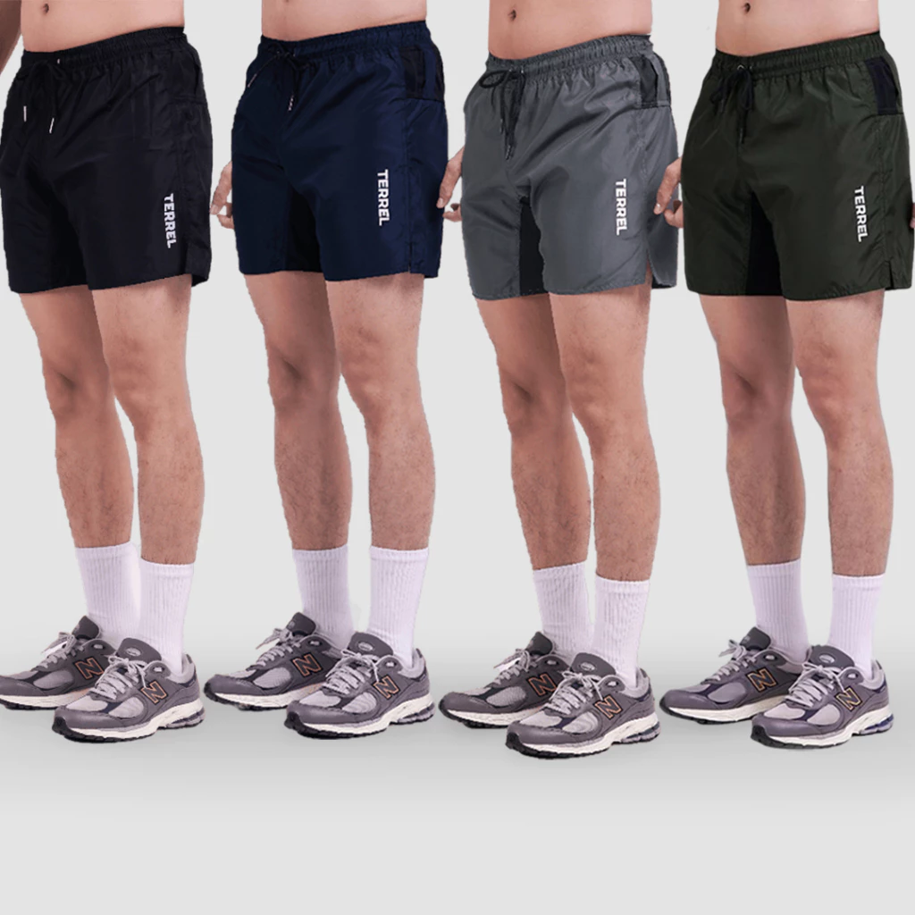 Terrel Sportswear - Basic Short Men Running Gym | Celana Pendek Olahraga Pria Quick Dry