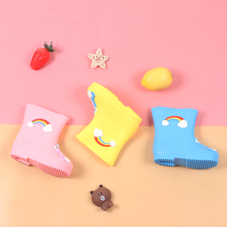 【KIDS】Waterproof Non-Slip Rain Boots 5465 ( Size: 26-29)