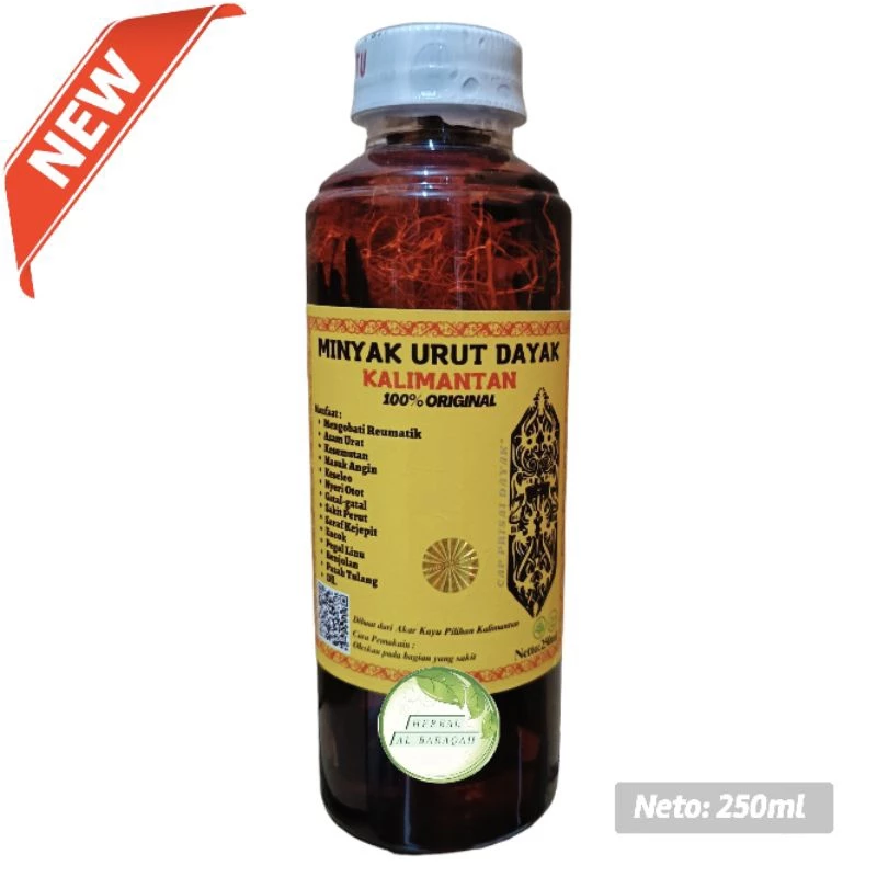 Minyak Urut Dayak Prisai Borneo 250ml Herbal Kalimantan