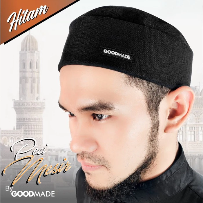 GOOD MADE - Peci Songkok Mesir Peci Kopiah Lipat Gaya Mesir