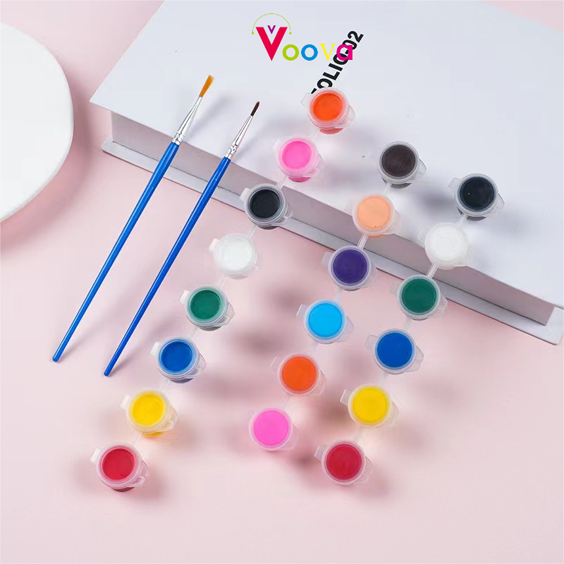 VOOVA Cat Lukis / Akrilik / Acrylic Paint Set 6 / 12 / 36 Warna / Cat Akrilik Kanvas