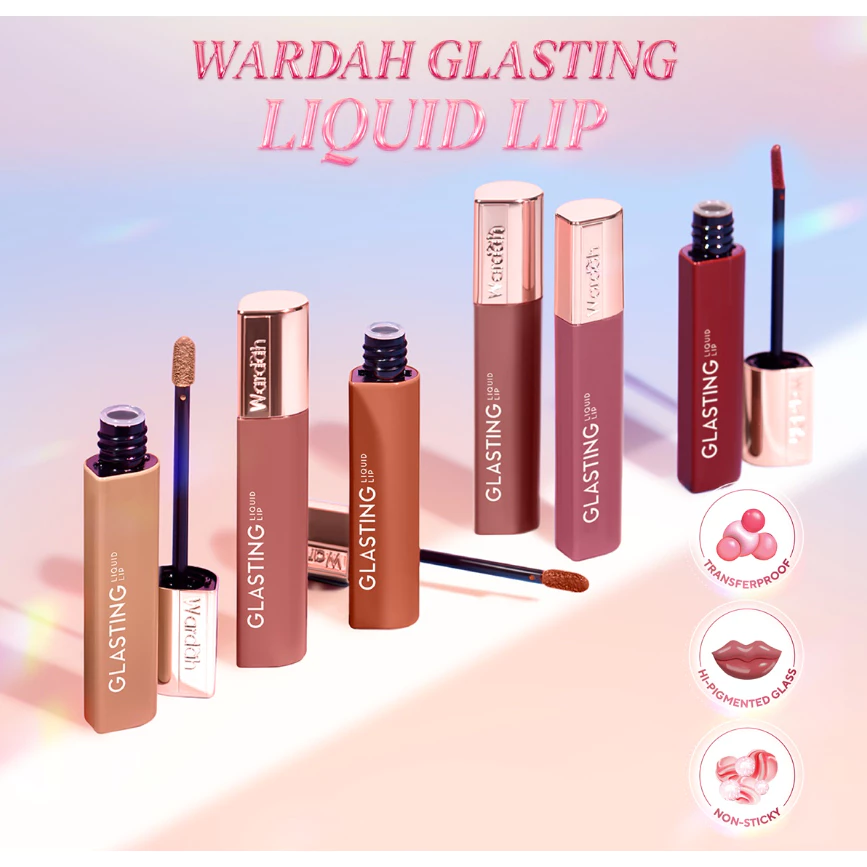 Wardah Glasting Liquid Lip NEW