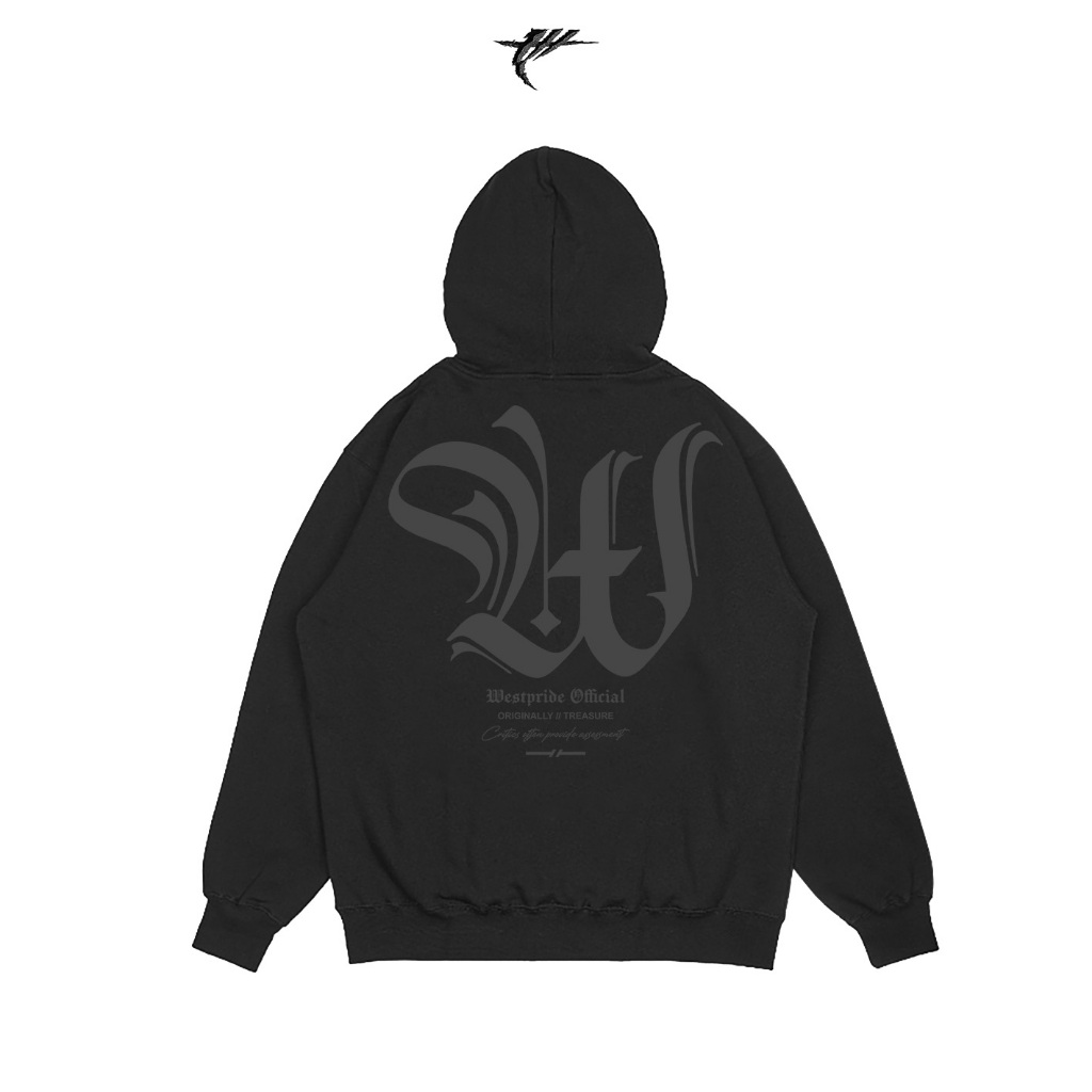 Westpride - Jaket Hoodie Pria Black Edition