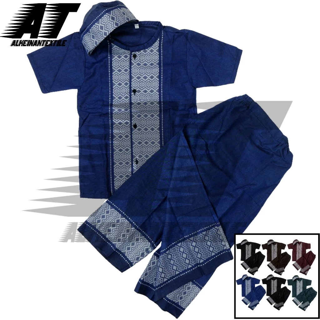 Setelan Koko Anak Sarkoci 1-14 Tahun Bahan Polyester