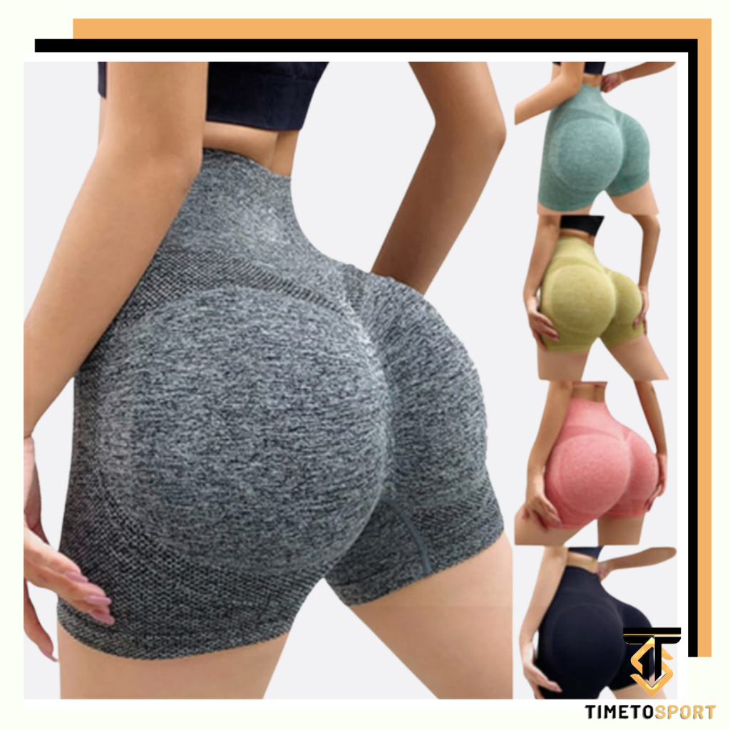 Timetosport.id Celana Hips 3/4 Booty Circle Panties Pendek Wanita olaharaga gym fitnes