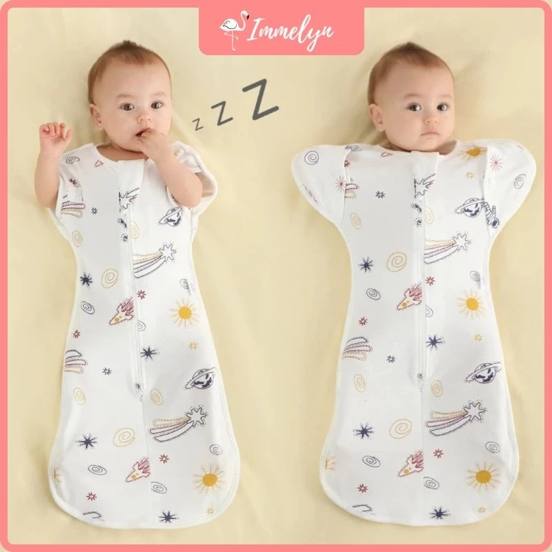 Bedong Bayi Instan Newborn gen2 Sleepsack Baby Swadle Ziper Polos