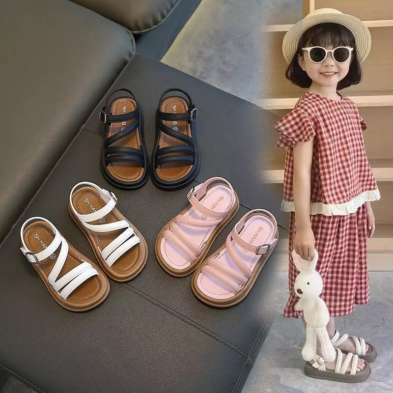 LEBARAN 3.3 littleaaron JEANICE Sandal Anak Perempuan Sandal Pesta Model Lucu 3-9 Tahun sandal anak import lucu