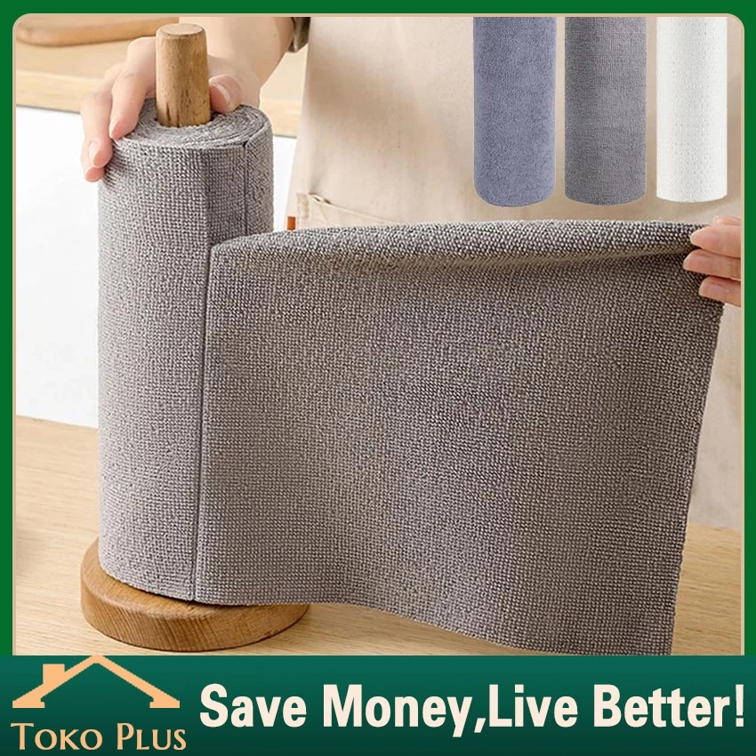 Kain Lap Microfiber Tissue Dapur Roll Bisa Dicuci | Kain Lap Minyak Tissue Dapur Roll