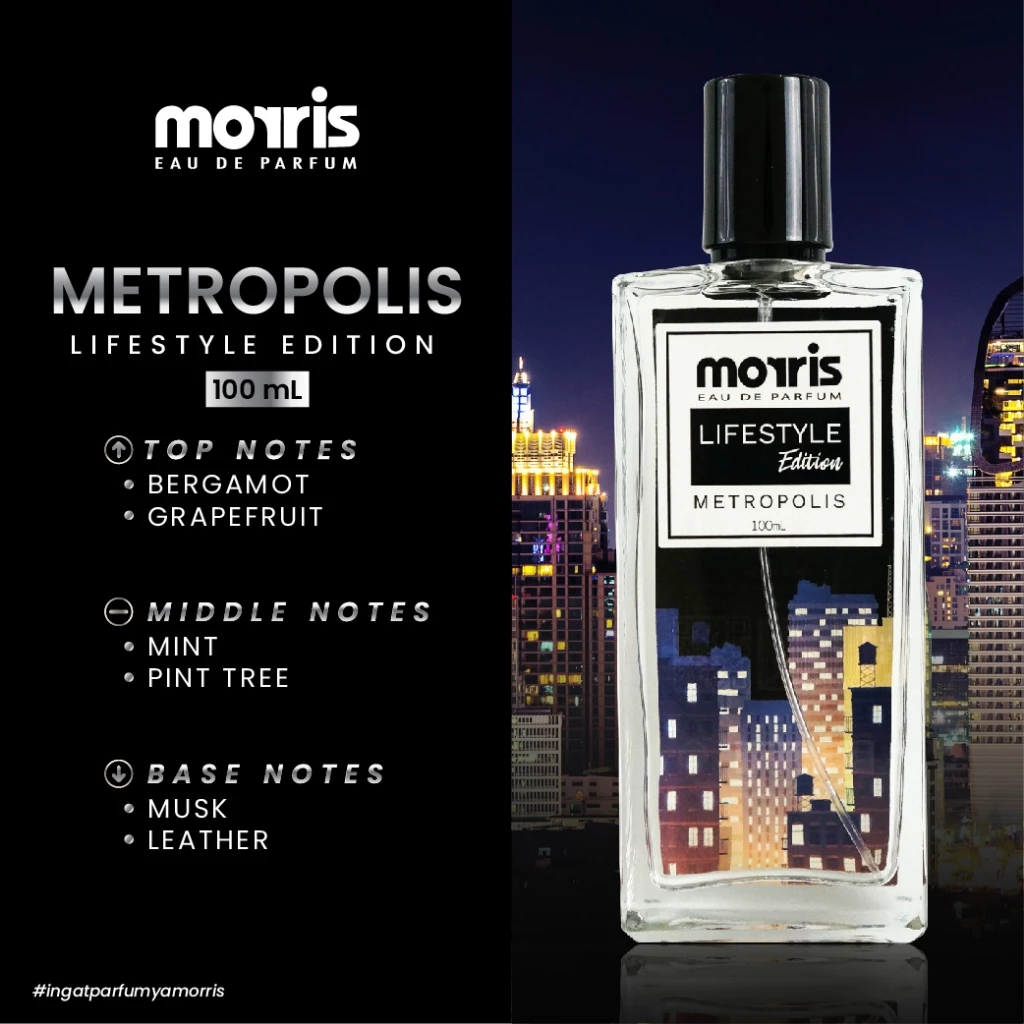 Morris Parfum Cowok Lifestyle Edition 100ml