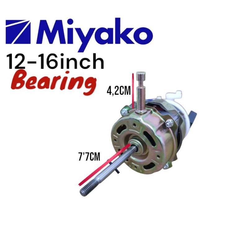 DINAMO KIPAS ANGIN MIYAKO 16INCH DOUBLE BEARING