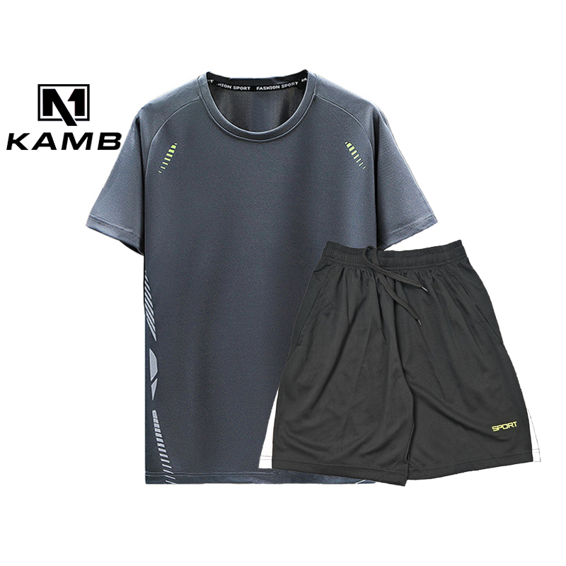 KAMB Setelan Olahraga Pria | Set Kaos