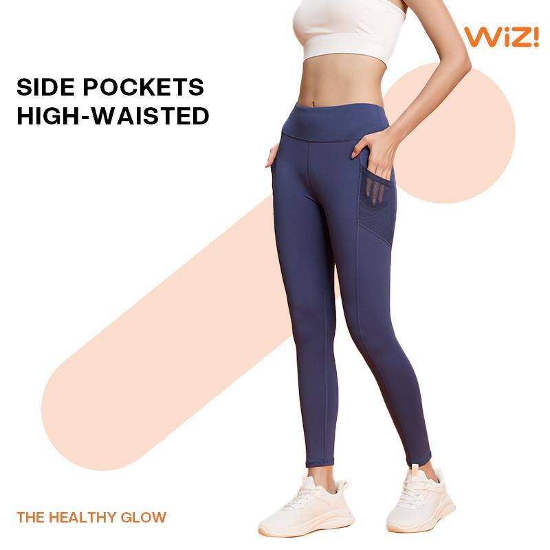 WiZi Celana Yoga Legging Highwaist Training Wanita Celana Olahraga Wanita (CY90)