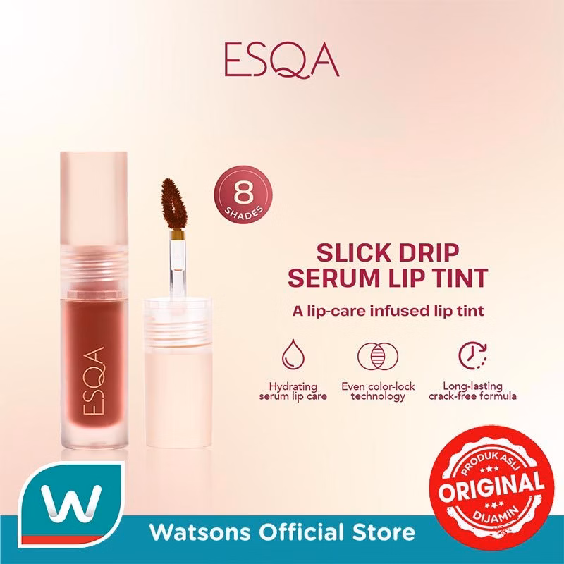 Esqa Slick Drip Serum Lip Tint Burnt Chestnut 2.5Ml