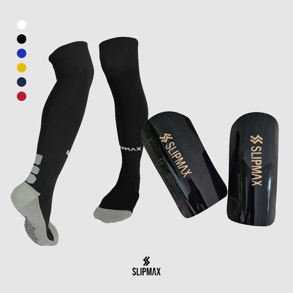 SLIPMAX Paket 2 in 1 Kaos Kaki Bola Anti Slip Panjang dan Skin Deker