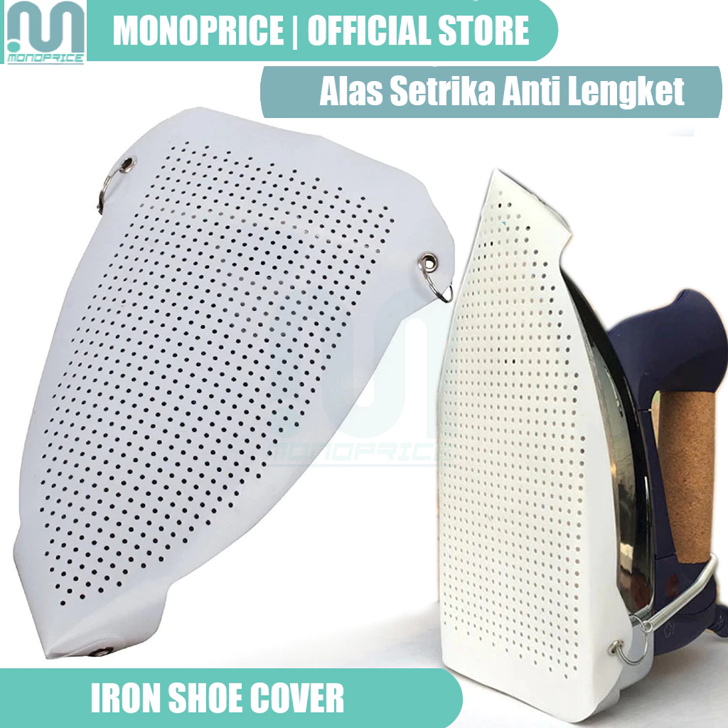 IRON SHOE Cover Teflon Anti Lengket Setrika Iron Shoe Protector - IS25 - White High
