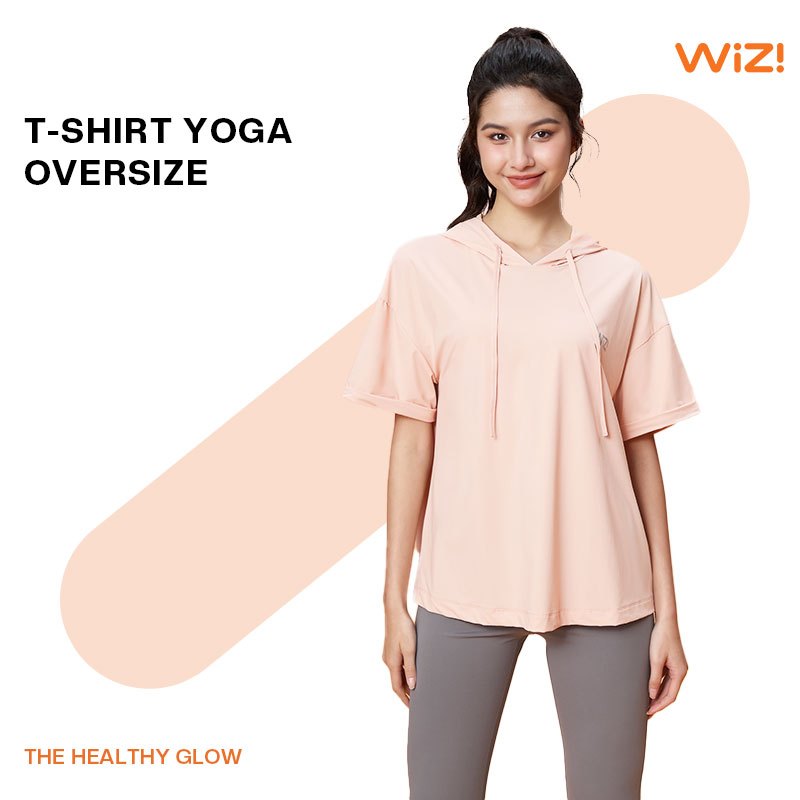 WiZi Baju Atau Atasan Olahraga Wanita Hoodie Kaos Yoga Lengan Panjang Kaos Sport (LP03)