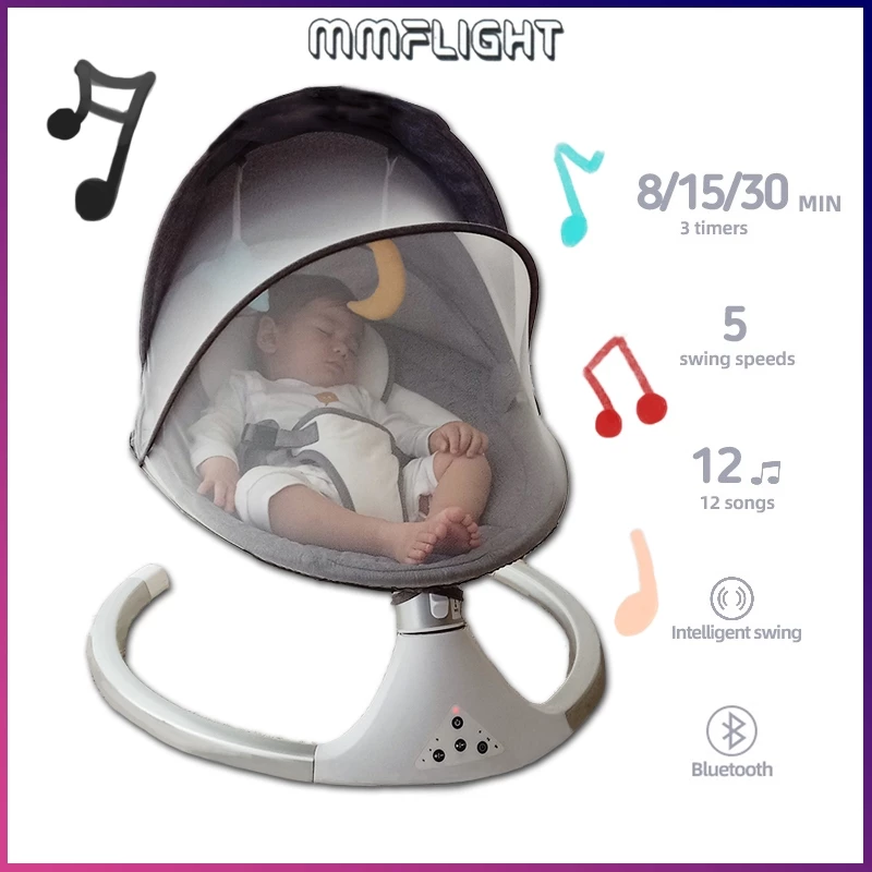 Mmflight Ayunan Bayi Otomatis Elektrik Baby Swing Listrik Lipat