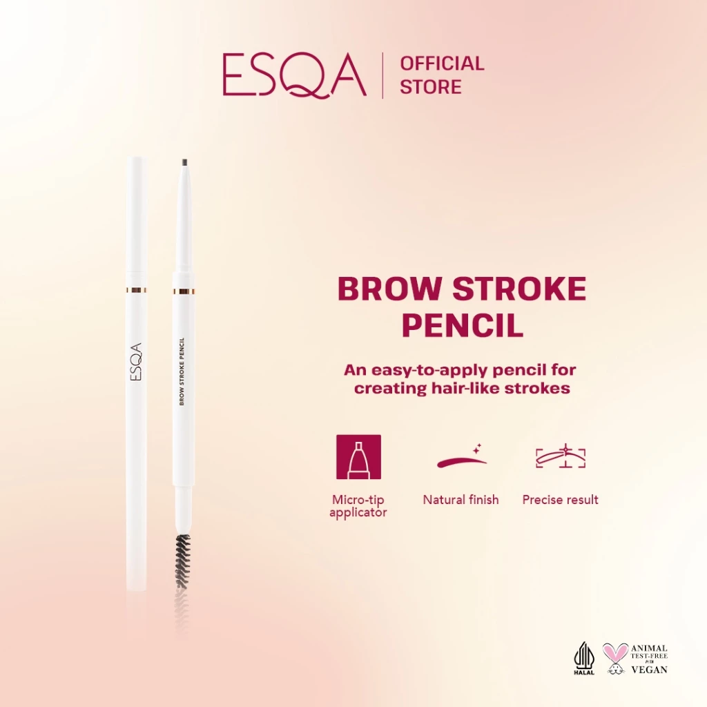 ESQA Brow Stroke Pencil - Dark Brown