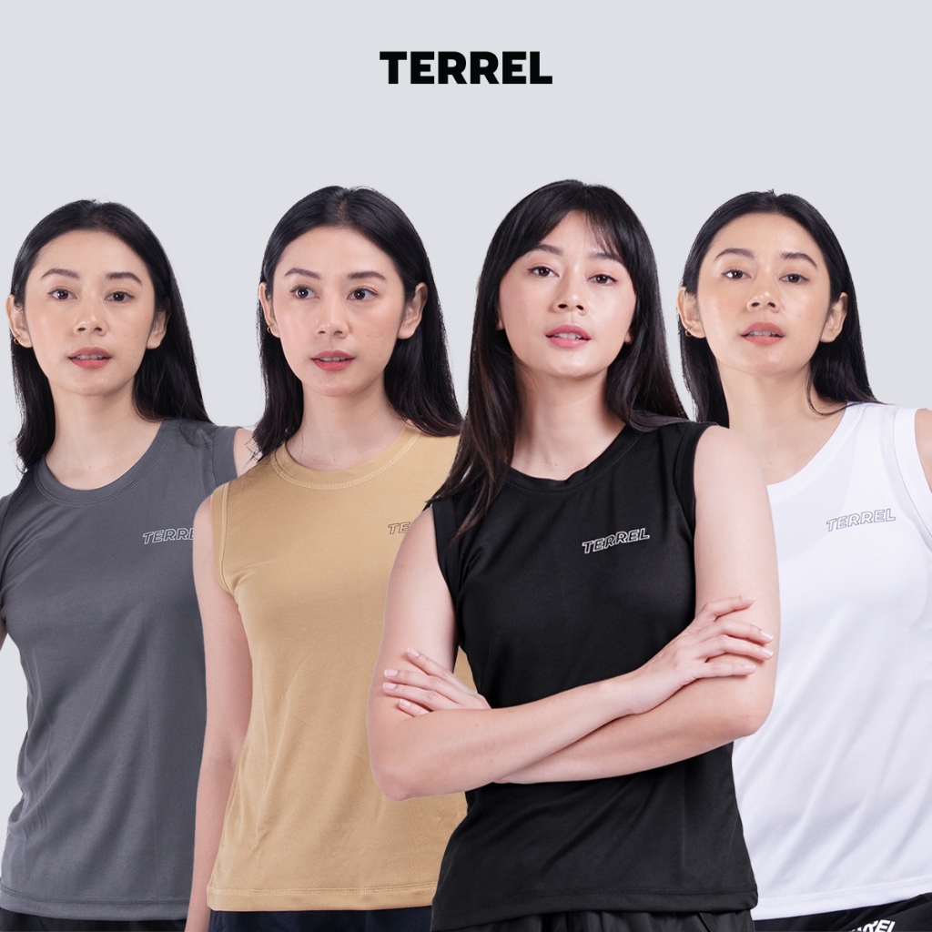 Terrel Sportswear - Basic Tanktop Women Running Gym Yoga | Tanktop Olahraga Wanita Dry