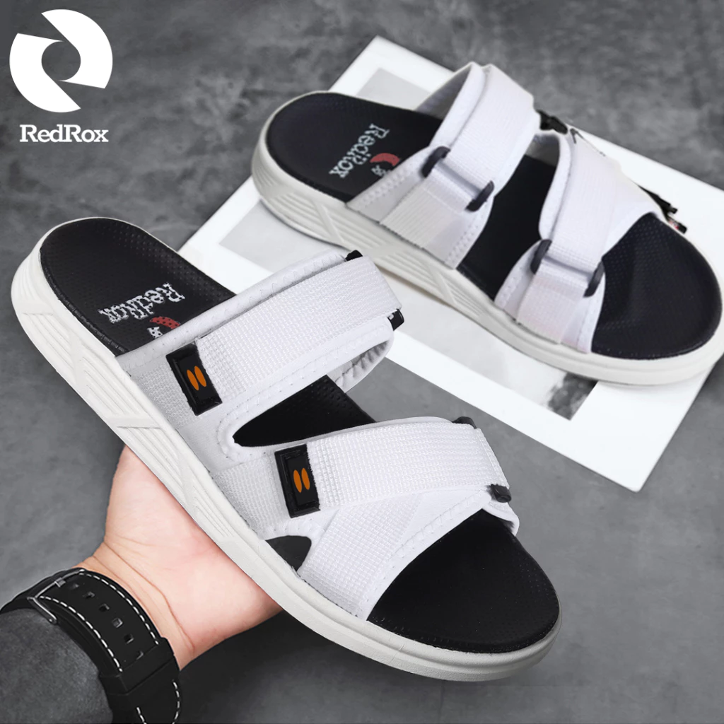Sandal Pria Casual Original 100% RedRox Sendal Slop Dewasa Selop Cowok Kekinian Casual Distro Terbaru Pria Gunung - VOXT 07