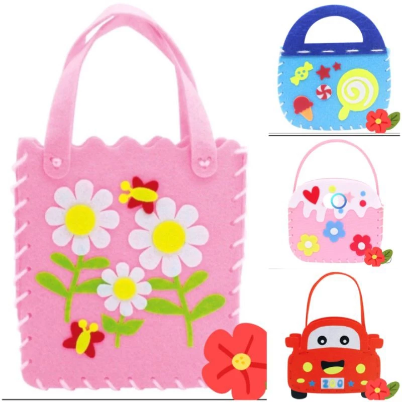 DIY TAS ANAK FLANEL, Prakarya anak & kerajinan tangan, Montessori anak