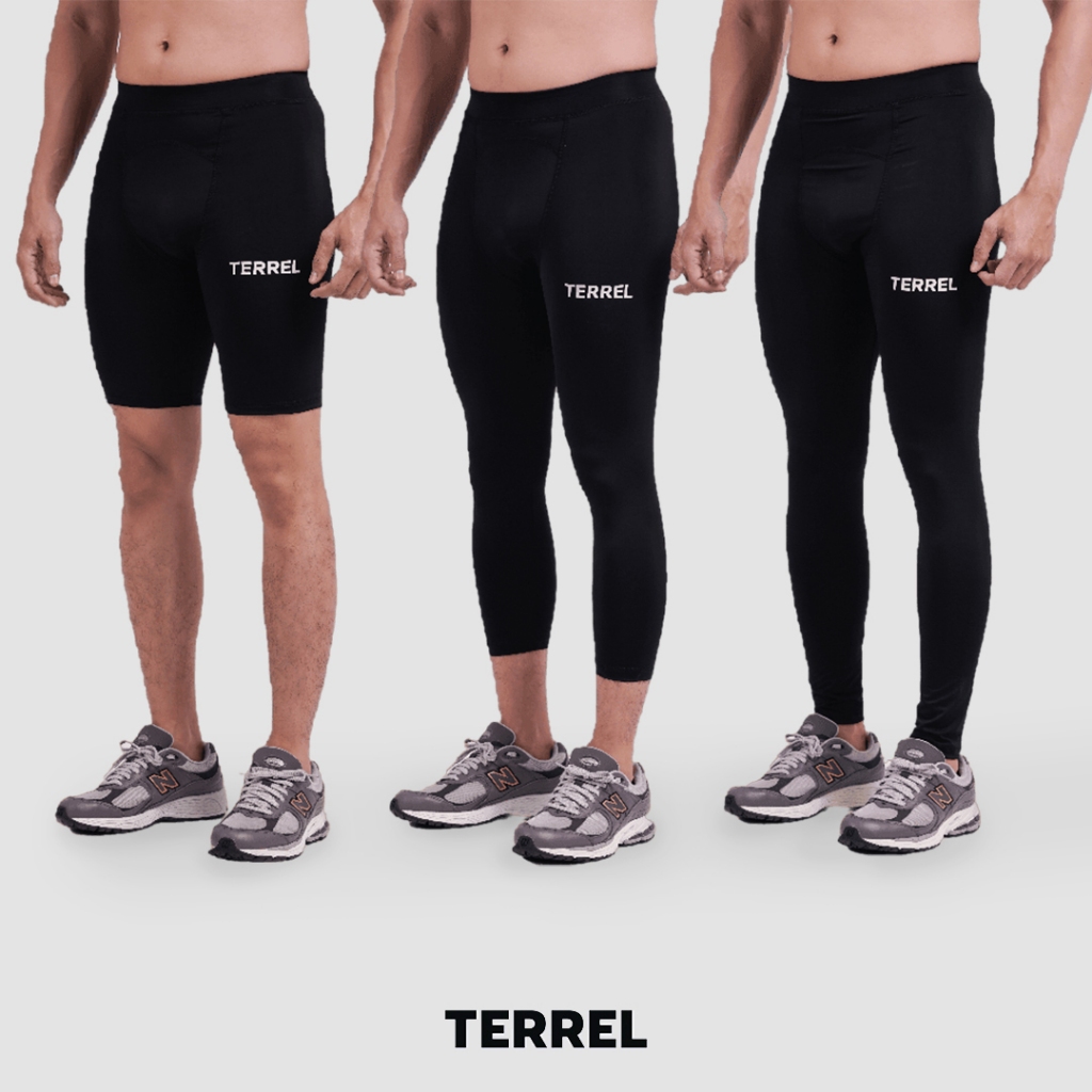 Terrel Sportswear - Performance Base Layer Men Running Gym | Celana Olahraga Pria