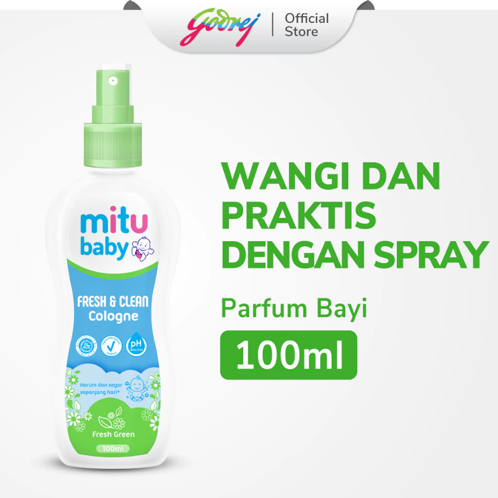 Mitu Baby Cologne 100 Ml Sweet Green