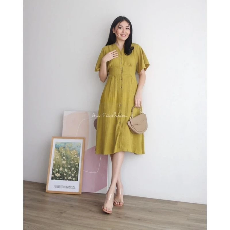 Dress Lady Crush Midi Korea