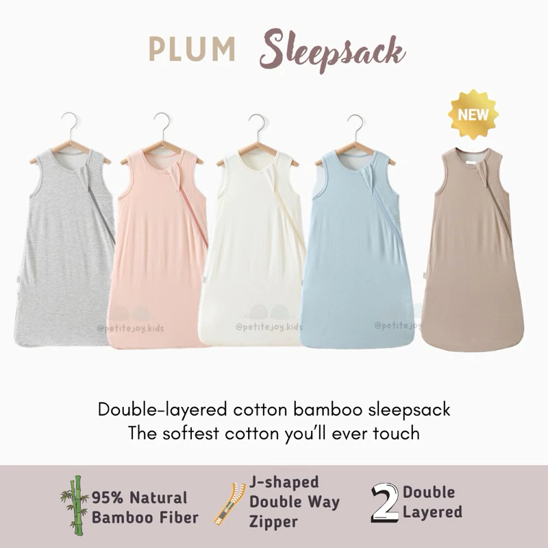 PLUM Sleepsack - Cotton Bamboo Kantung Tidur Bayi - S19