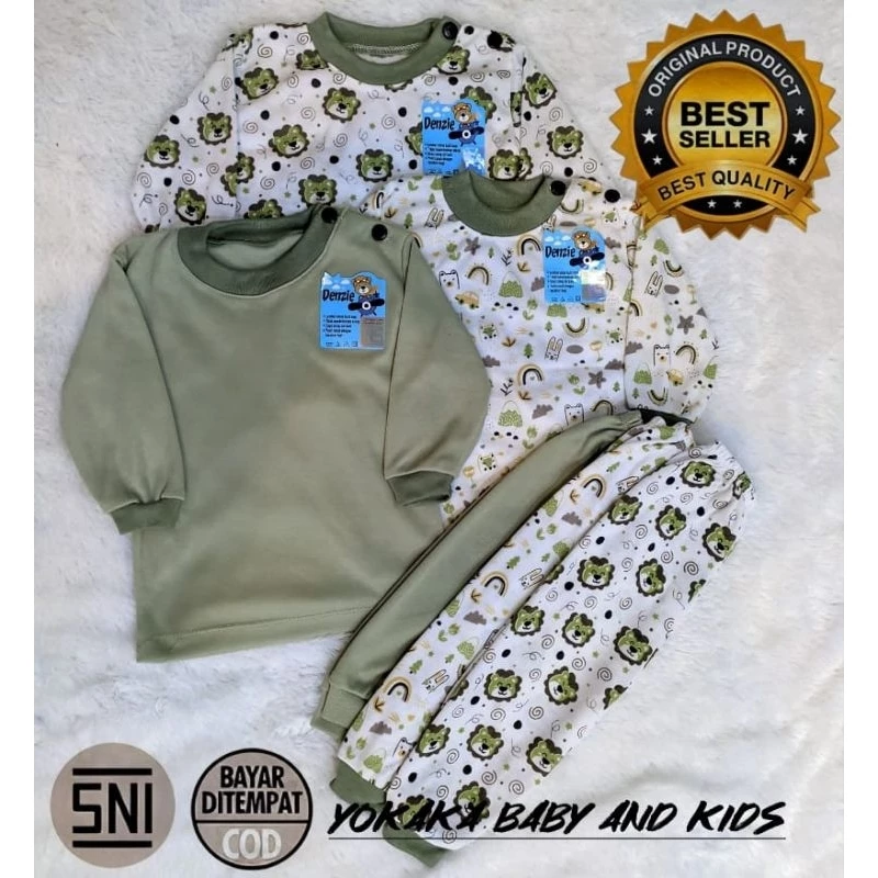 PAKET HEMAT PIAMA BAYI 3 SET SETELAN ANAK USIA 0-12 BULAN